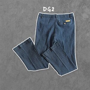 DG2 by Diane Gilman Women’s Navy Pinstripe Pants